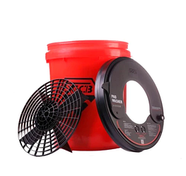Відро для миття полірувальних кругів SGCB Universal Pad Washer Red