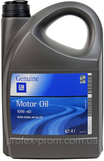Олива GM 10W-40, 4л (шт.)