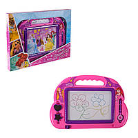 Дошка магнітна Disney Princess D-3407 для малювання, кольорова, в коробці 38*3*28 см, розчин іграшки 35.5*24*2.5 см TZP189