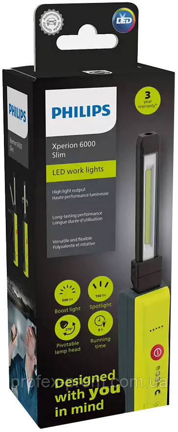 Ліхтар Philips Xperion 6000 LED WSL Slim X60SLIM X1 (шт.)