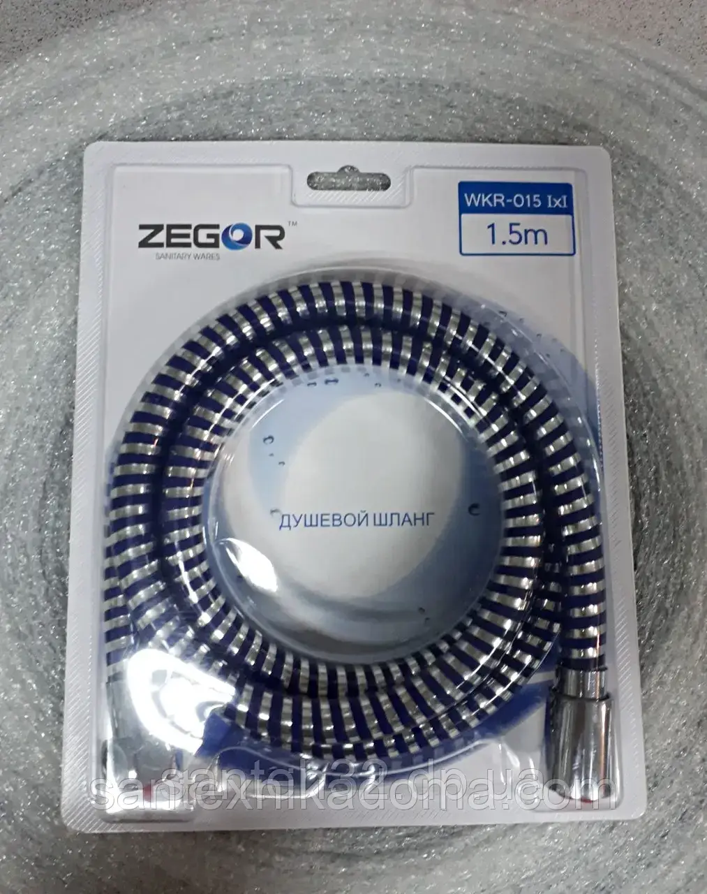 Шланг для душу 150 см WKR-015 I*I термочутливий ZEGOR (TROYA)