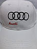 Кепка Audi біла, бейсболка з лотипом авто Audi, фото 2