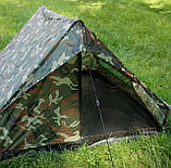 Палатка, намет 2-х місний MIL-TEC Mini Pack Standard 2 (Німеччина), фото 5
