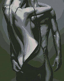 Алмазна мозаїка Чуттєва пара 40*50 см AMO 7027