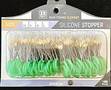 Стопор для снастей ZEOX Silicone YL SS (100*6шт)