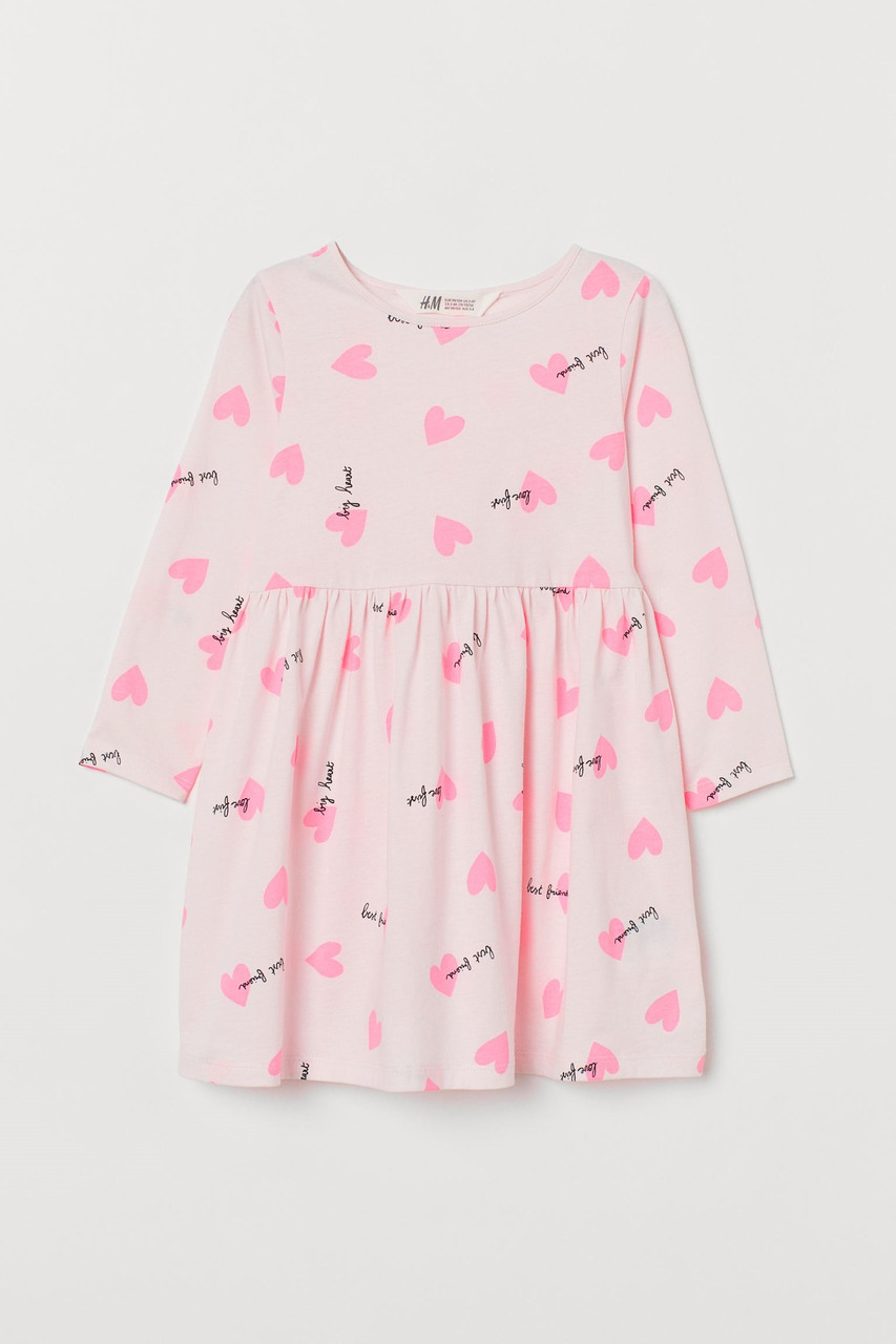 Плаття для дівчинки довгий рукав Серце H&M 134/140см, фото 1
