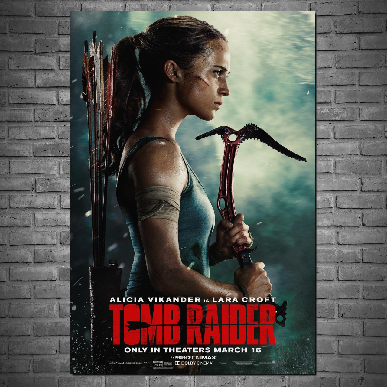 Плакат "Томб Райдер, Лара Крофт, Tomb Raider, Lara Croft", 60×41см ...