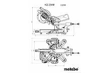 Торцювальна пила Metabo KGS 254 M (1.8 кВт, 254 мм, протяжка), фото 3