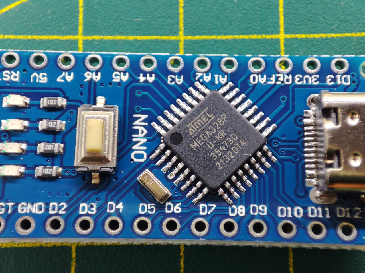 Контролер Arduino NANO ATmega328 ардуїно нанороз'єм Type-C