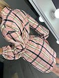 Тепле плаття з вовни в клітку, фото 2