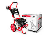 Мийка в/т SCPW3000-II, 200bar 498л/год, бенз. двигун, колеса, фото 3