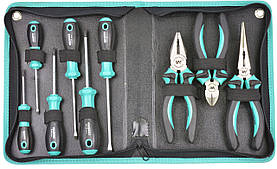 Набір інструментів 9од в чохлі (плоскогубці,бокорізи,викрутки)