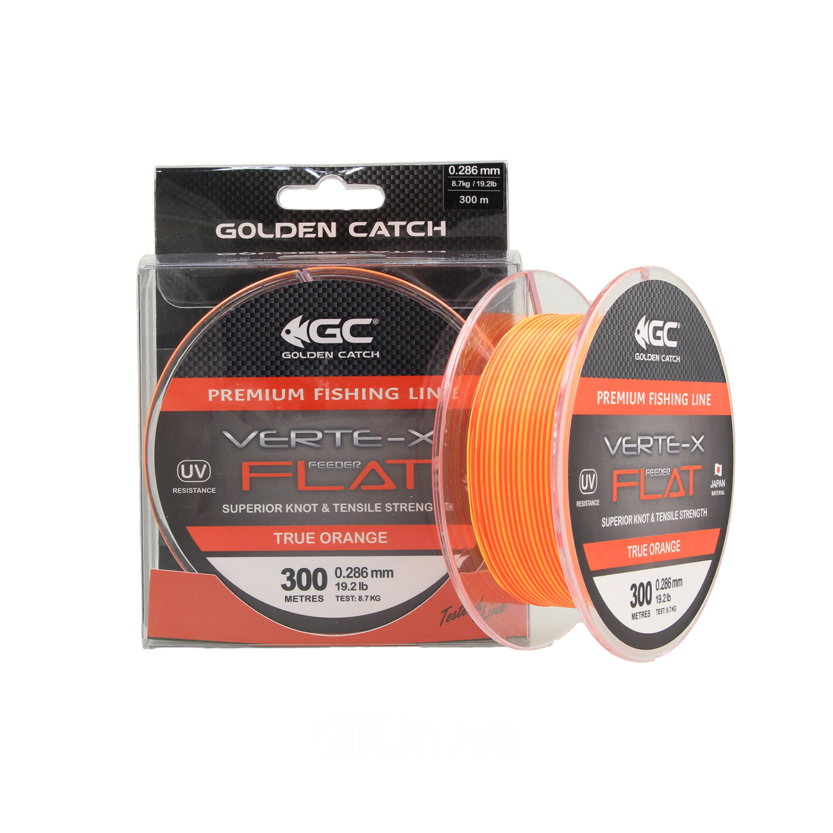 Волосінь GC Verte-X Flat 300м 0.370 мм