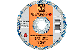 Круг 125*6 CC-PNER H 125 A F система COMBICLICK для шліфування нерж.
