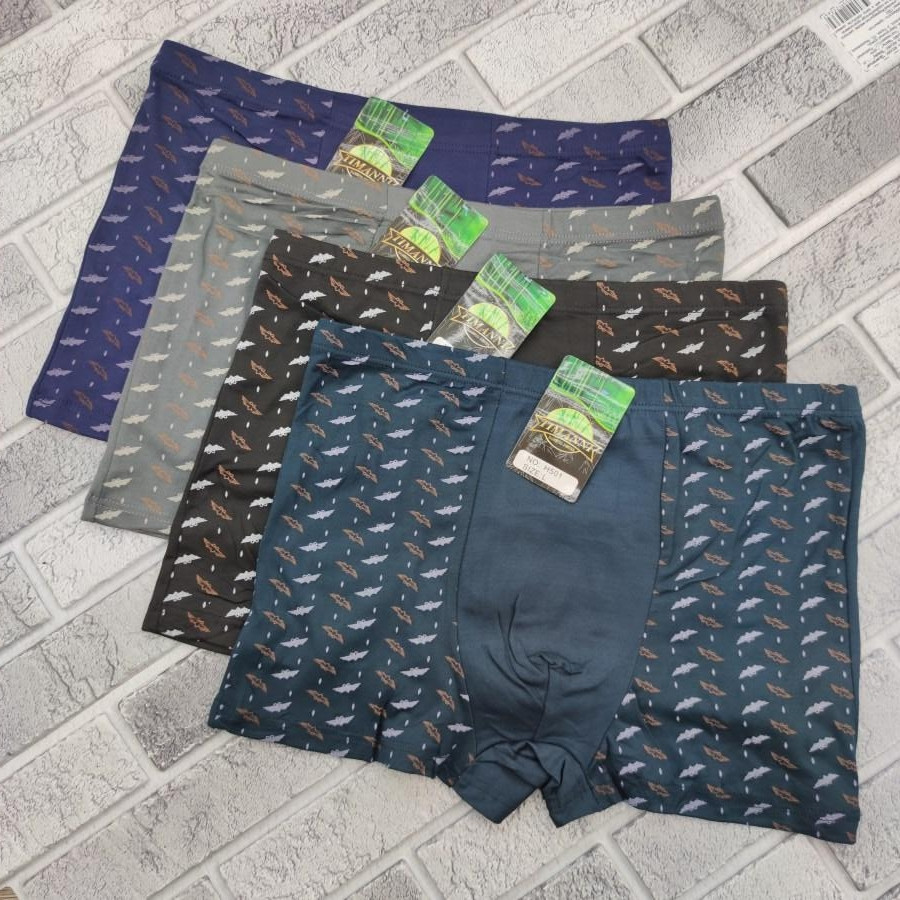 Чоловічі труси боксери Timanni Н501 в упаковці різні розміри L/XL/XXL бамбук асорті 30036038