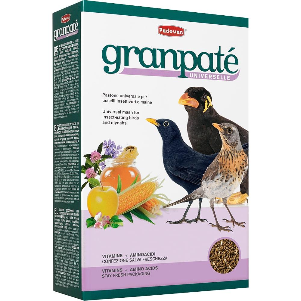 Padovan GranPatee Universelle Комплексний корм для комахоїдних птахів, майн та інших птахів - 1 кг