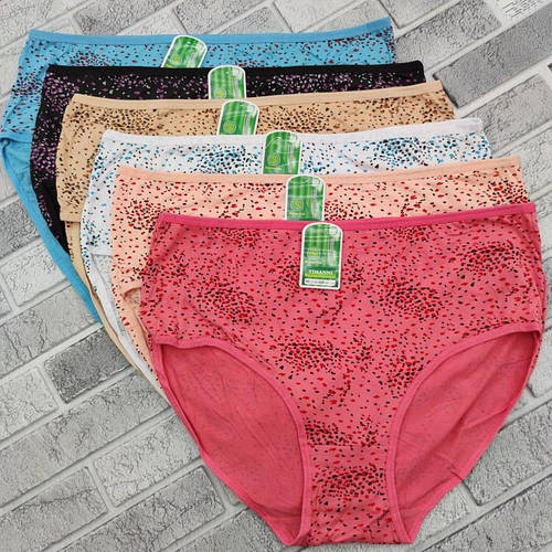 Женские трусы с рисунком Timanni 3135 батал р. 4XL/5XL/6XL бамбук ...