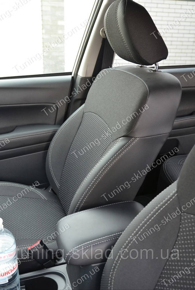 Чохли на сидіння Субару Форестер 4 (чохли з екошкіри Subaru Forester 4 стиль Premium), фото 1