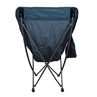 Go Розкладний стілець зі спинкою та кишенями з підголівником S4576 60*95*38 см Blue