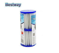 Картридж для фільтр-насоса, 1249л/год тип «I» 1 шт, 9 х 8 см Bestway 58093