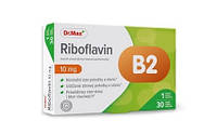 Dr.Max Вітамін B2 (рибофлавін) 10 мг, 30 таблеток