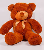 М'який ведмедик 80 см плюшевий — красива м'яка іграшка, Коричневий ведмідь на подарунок коханій дівчині