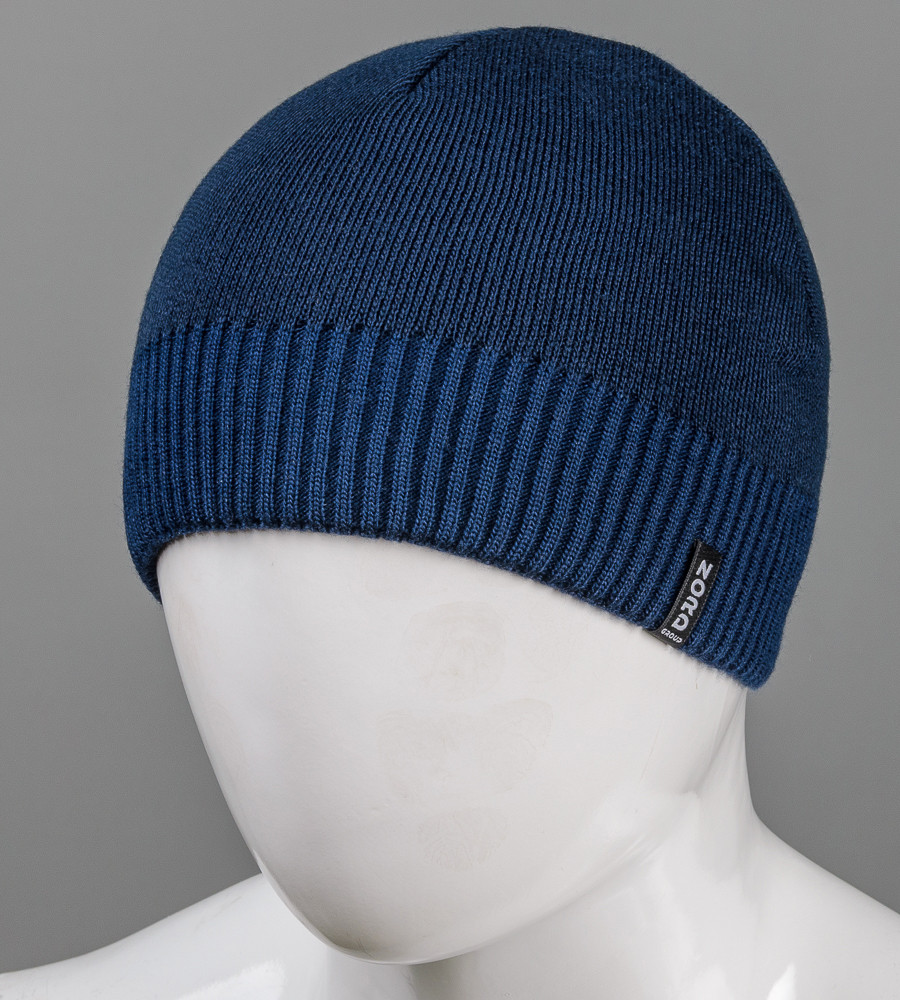 Шапка чоловіча 4-кл. без закота (С2213), Темно-синій, фото 1