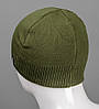 Шапка чоловіча 4-кл. без закота (С2213), Хакі, фото 2