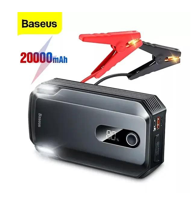 Автономний пусковий пристрій (бустер) Baseus Super Energy Max Car Jump Starter 20000mAh Black (CGNL020001)