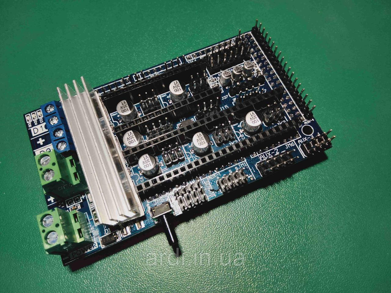 Плата розширення RAMPS 1.6 shield для Arduino Mega