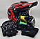 Мотошолом Ендуро H903L для мотокросу або квадроцикла + КОМПЛЕКТ у Подарунок (Окуляри, Рукавички, Балаклава), фото 4