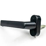 Ручка віконна HOРРЕ Нamburg Secu-Forte чорна матова, фото 2