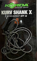 Карповый крючок Korda Kurv Shank X