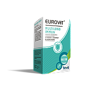 Вітамінно-мінеральний комплекс Eurovit Multilong Immune для імунітету Євровіт Мултиленг у капулах