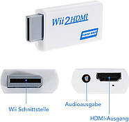 Zacro ZWH1 Wii Hdmi-адаптер Wii Hdmi Wii-HDMI-конвертер, фото 4
