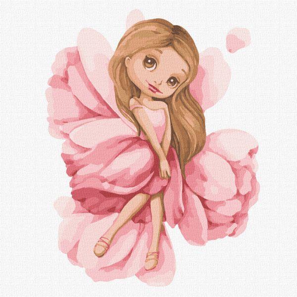 Картина за номерами Сором'язлива чарівниця tanya_bonya 30х30 Ідейка (KHO6043)