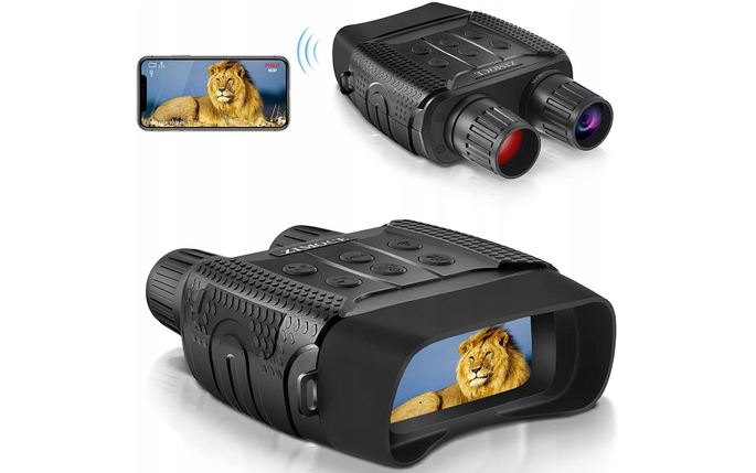 Цифровий мисливський бінокль нічного бачення NV3182 ZIMOCE ZOOM, фото 1