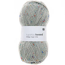 Пряжа Rico Superba Tweed 4-ply (колір 007 Gris Clair)