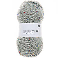 Пряжа Rico Superba Tweed  4-ply (колір 007 Gris Clair)