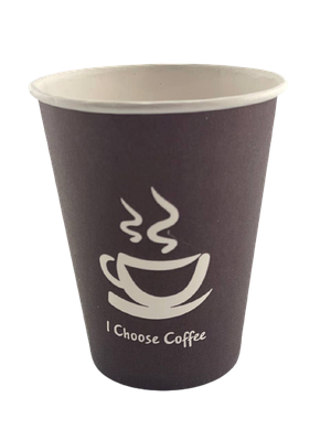 Стакан 1-шаровий з малюнком "I Choose Coffe" - 250мл (коричневий)