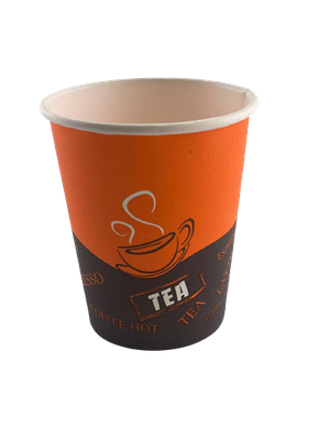Стакан 1-шаровий з малюнком "Tea" - 185мл (помаранчевий)