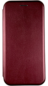 Чохол книжка Elegant book для Samsung Galaxy S7 Edge (на самсунг с7 едж) бордовий