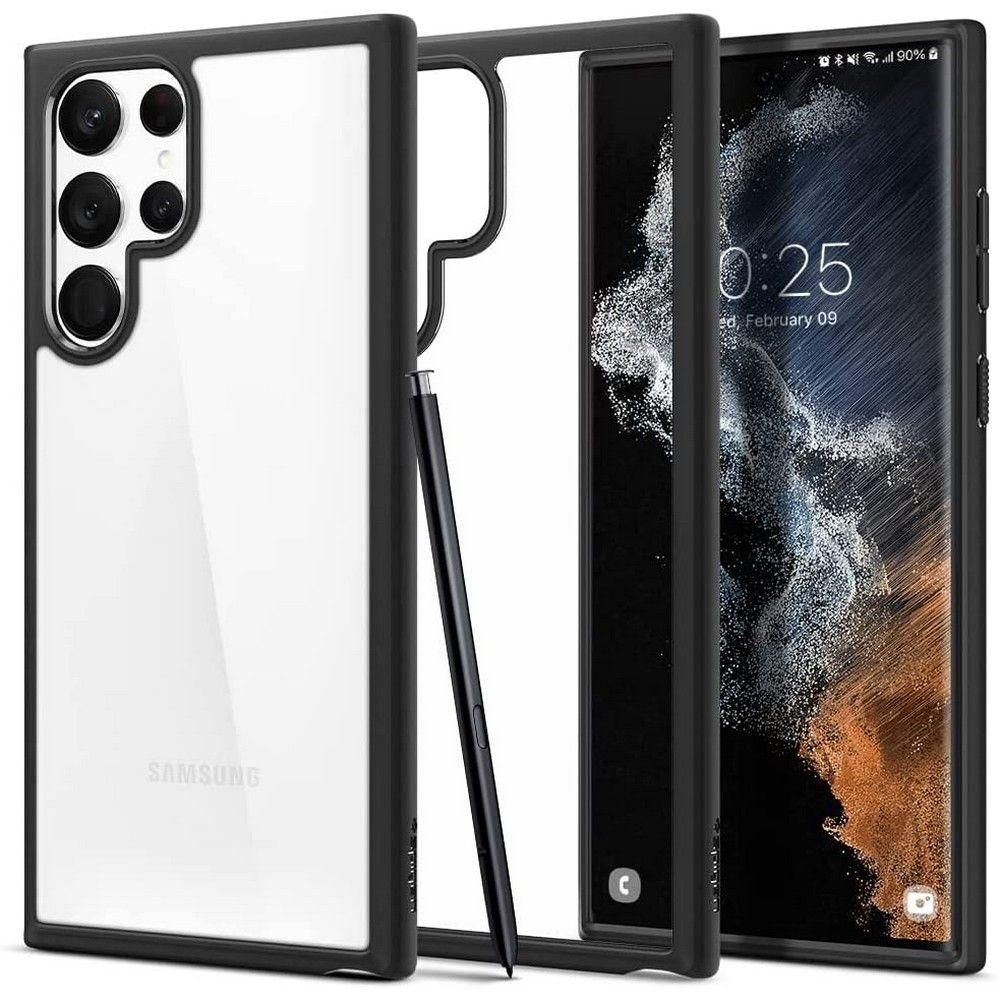 Чохол Spigen для Samsung Galaxy S22 Ultra — Ultra Hybrid, Black (ACS03919)