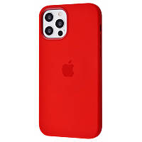 Чехол Silicone Case with MagSafe & SplashScreen iPhone 12 Pro | 12 Red