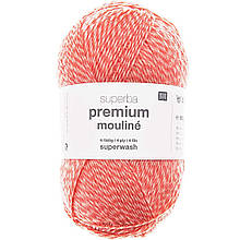 Пряжа Rico Mouline 4-ply (цвет 006 кораллово-розовый)