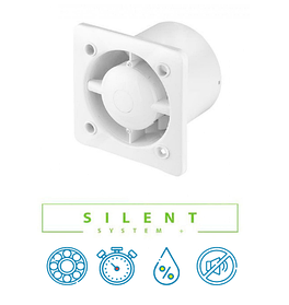 Awenta System+ Silent(KWS125H) вентилятор витяжний побутовий