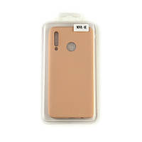 Чехол Silicone Case Full Cover Huawei Nova 4e Розовое Золото