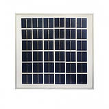 Сонячна батарея (панель) Volt 10W полі, фото 2