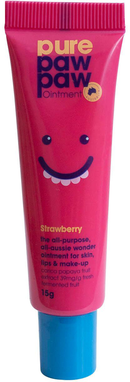 Відновлюючий бальзам для губ Pure Paw Paw Strawberry 15 g, фото 1