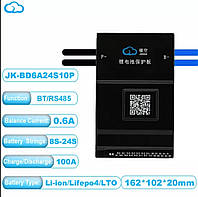 Плата защиты аккумулятора Smart BMS 8 - 24S 100A с активным балансиром